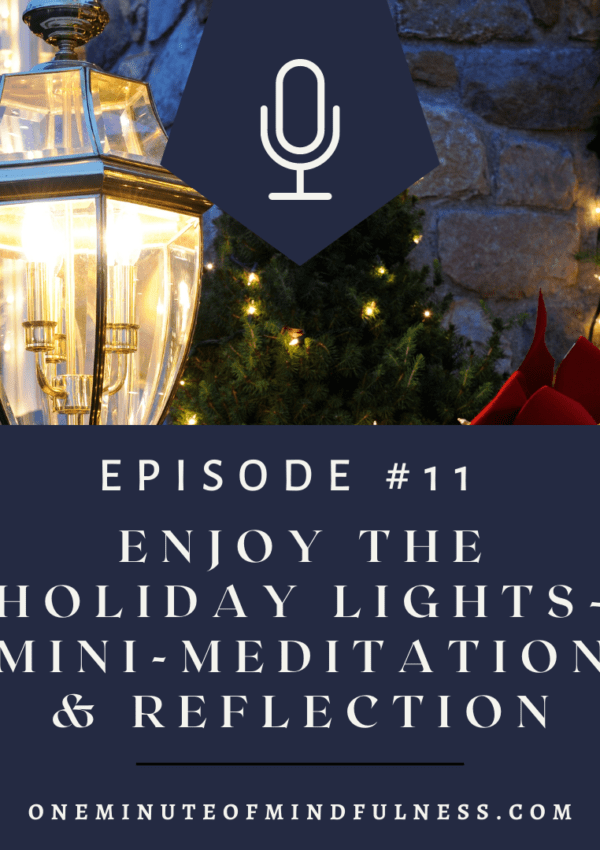 Enjoy the holiday lights-mini-meditation and reflection