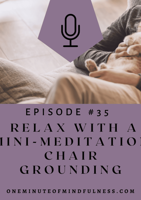 Relax with a mini-meditation chair grounding